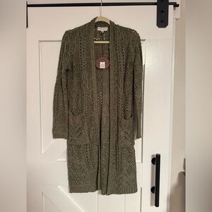 Knox Rose long cardigan, NWT